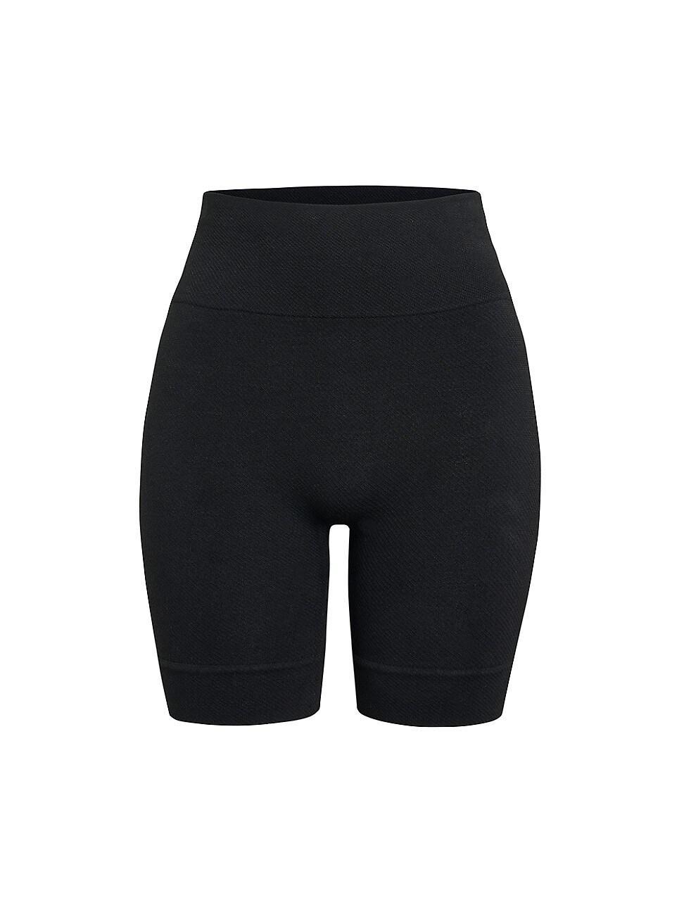 Womens Soft Ribbed Bike Shorts Product Image