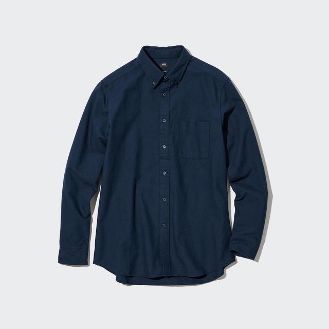 Oxford Slim-Fit Long-Sleeve Shirt (2022 Edition 3XL UNIQLO US Product Image