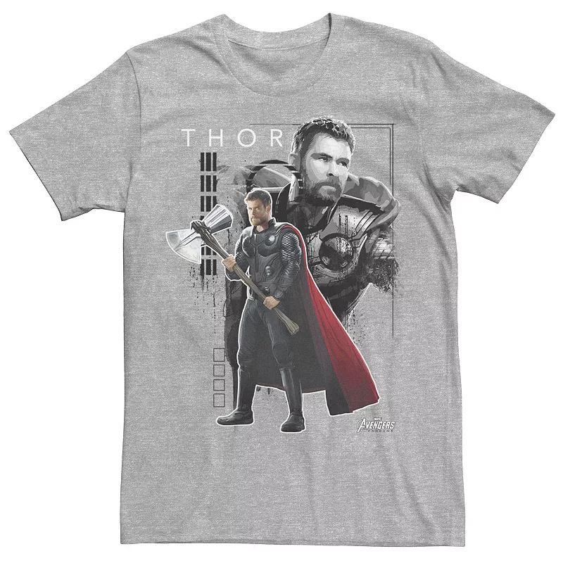 Mens Marvel Avengers Endgame Thor Collage Portrait Tee Product Image