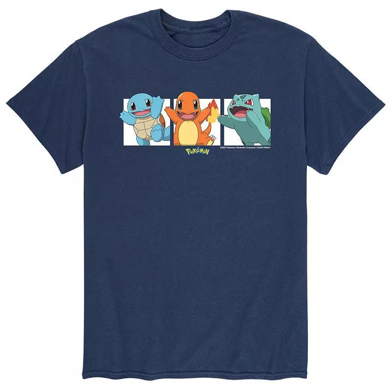 Mens Pokemon Character Squares Tee Product Image