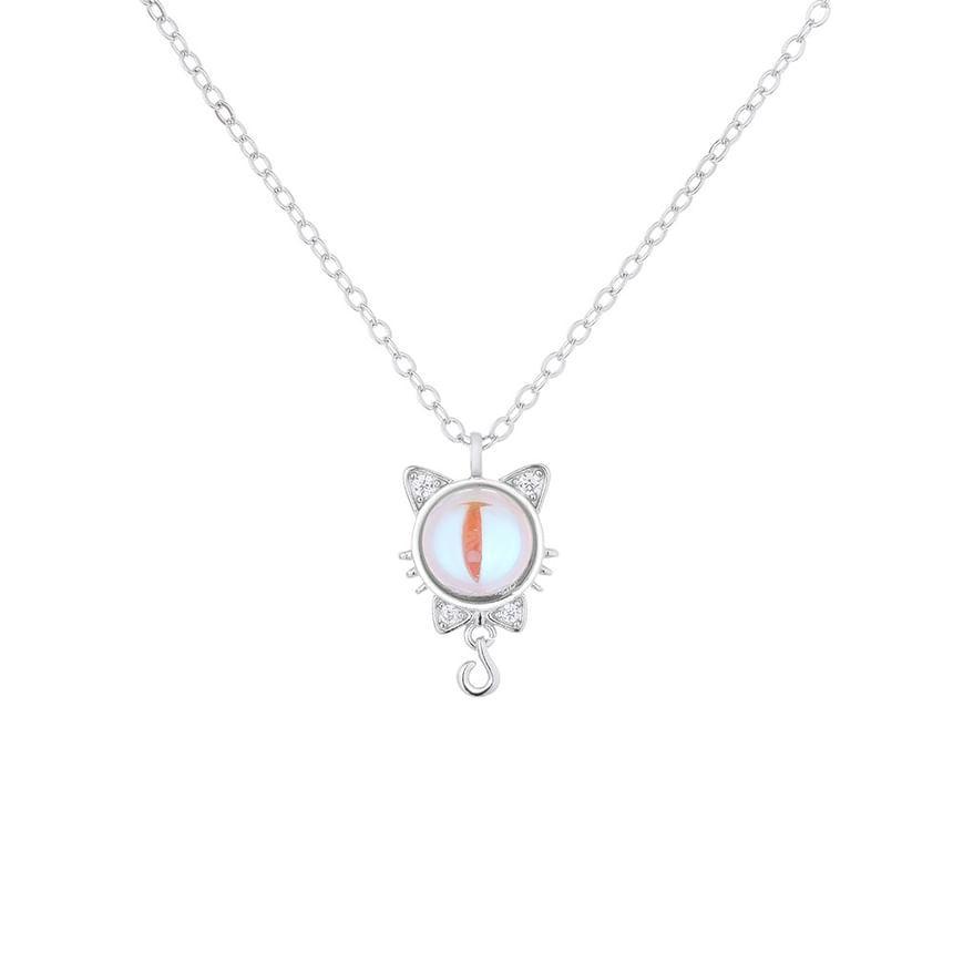 CZ Cat Necklace Product Image