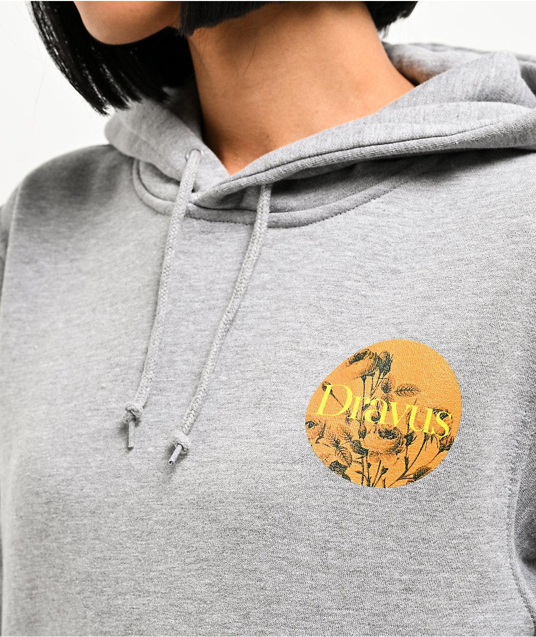 Dravus The Flower Grey Hoodie Product Image