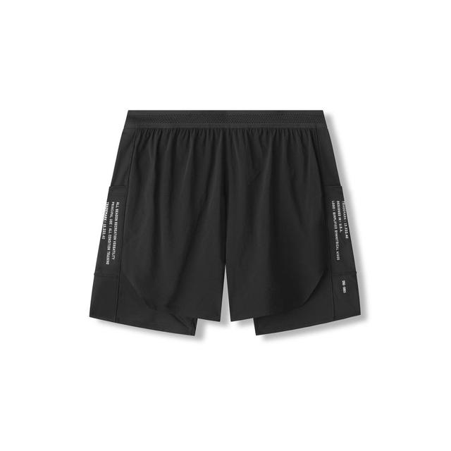 0953. Aerotex™ Hybrid Liner Short -  Black/Black Product Image