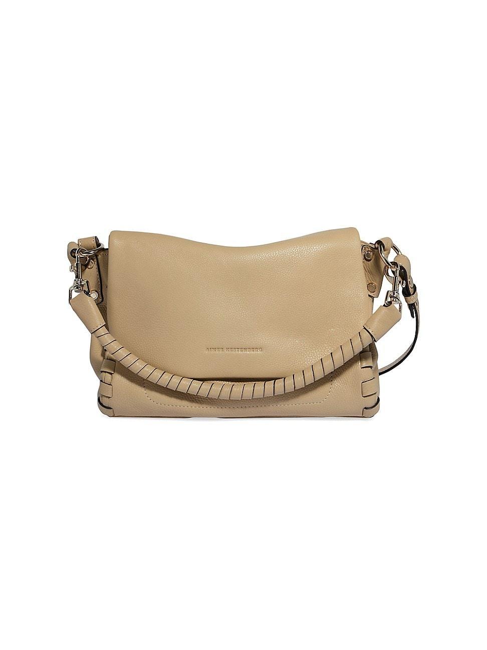 Womens Zen Leather Convertible Crossbody Bag Product Image