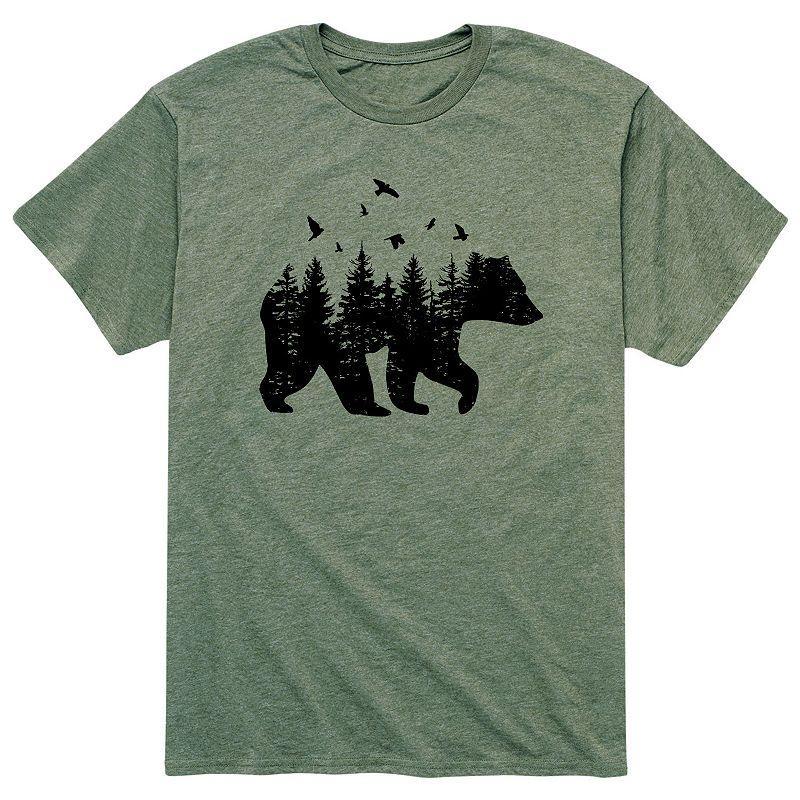 Mens Forest Bear Silhouette Tee Product Image