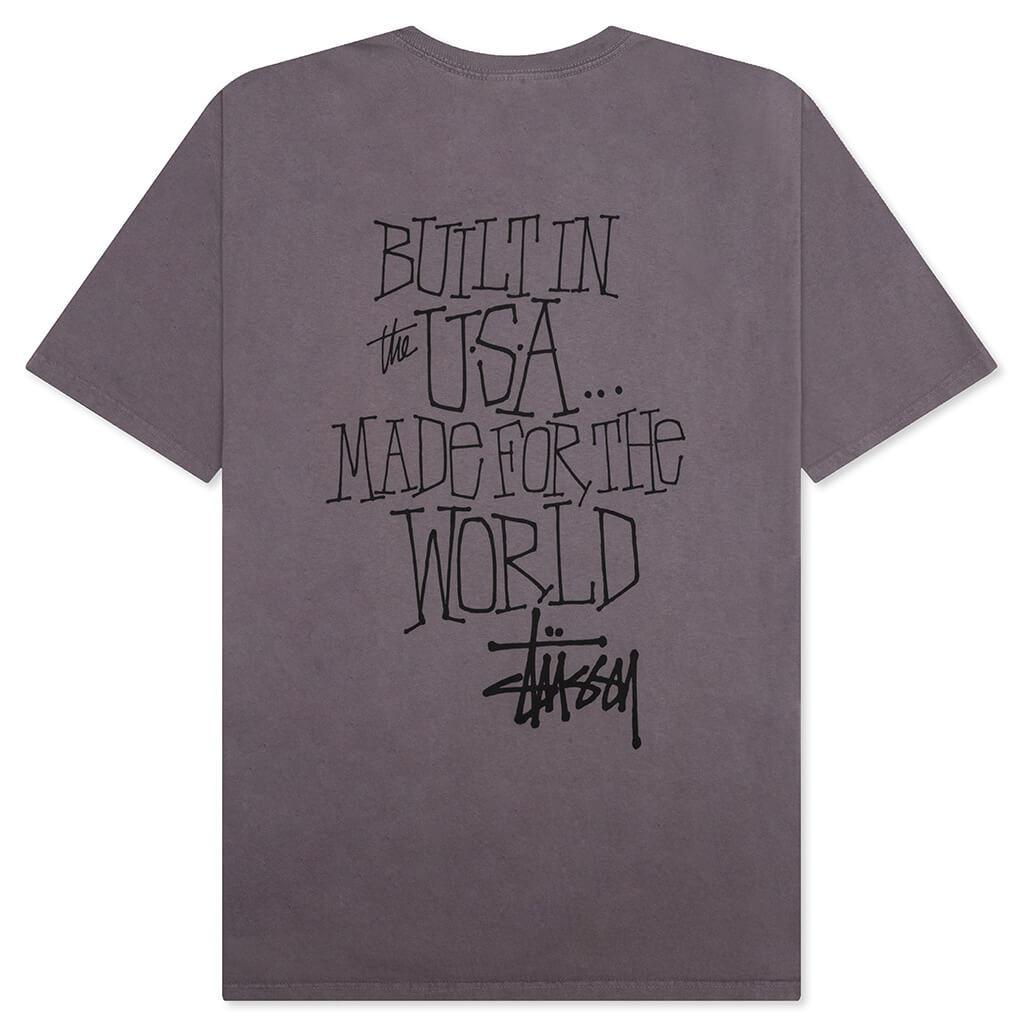 Built In Usa Pigment Dyed Tee - Shark Male Product Image