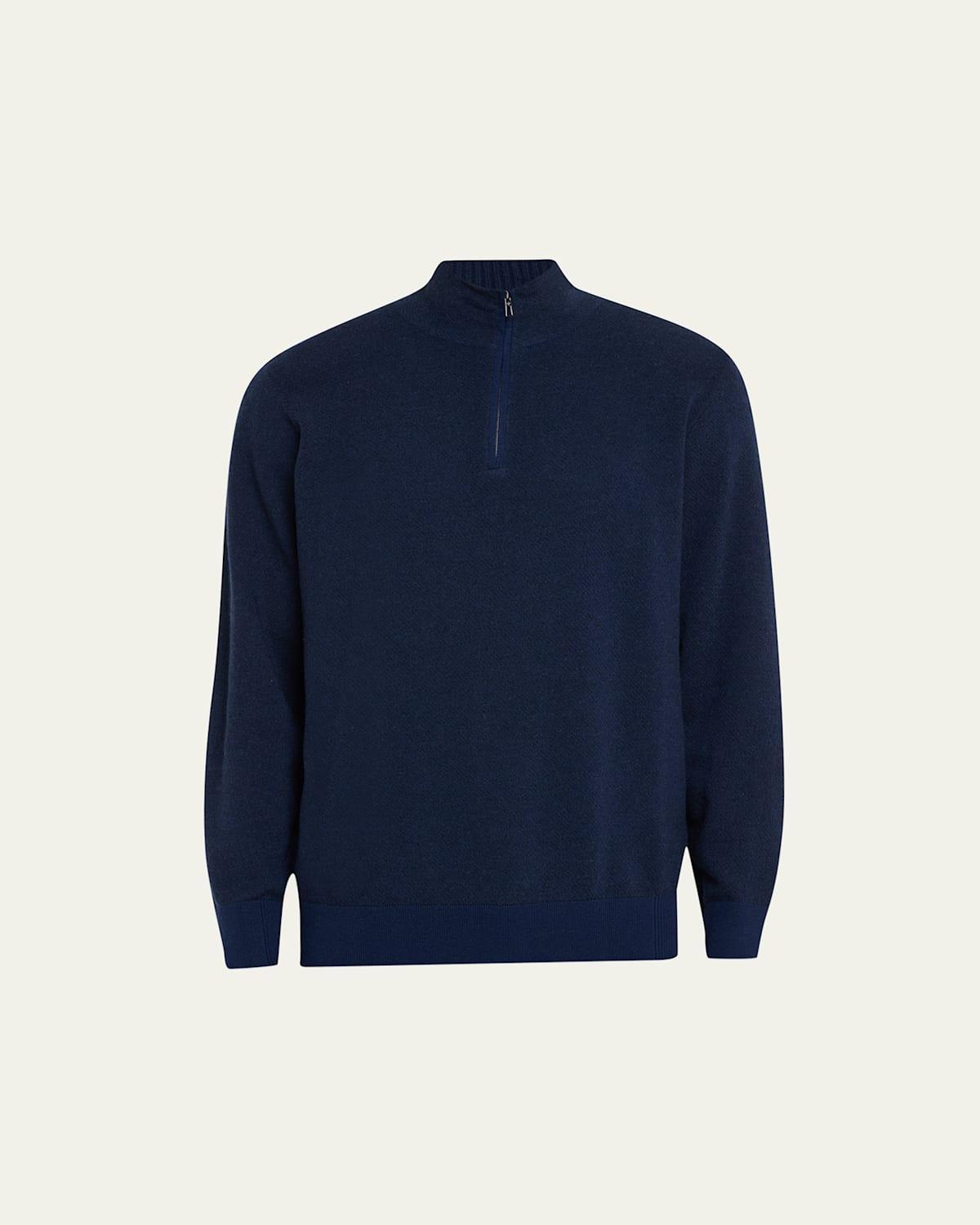 Mens Roadster 1/4-Zip Cashmere Sweater Product Image