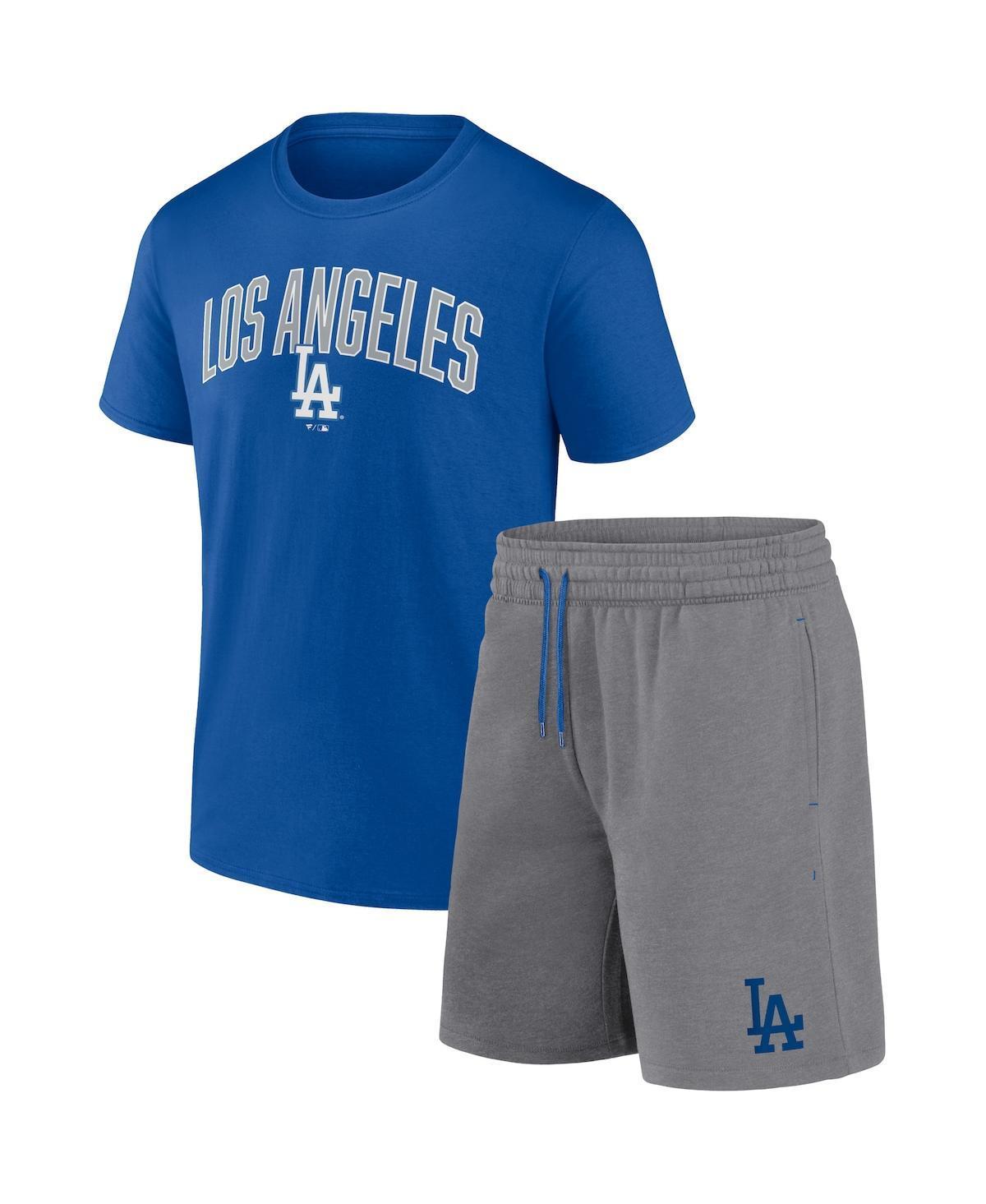 Mens Fanatics Royal New York Mets Arch T-shirt and Shorts Combo Set - Royal Product Image