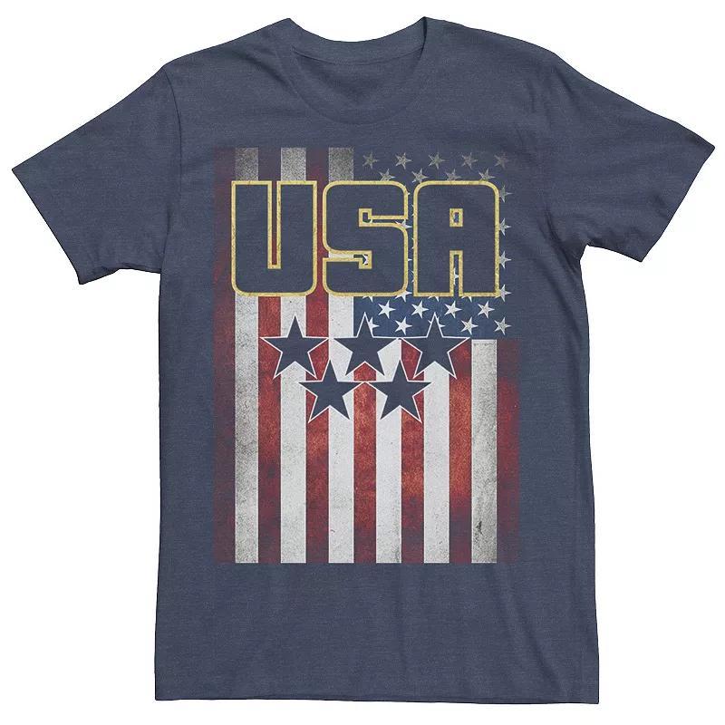 Mens USA Flag Logo Graphic Tee Product Image