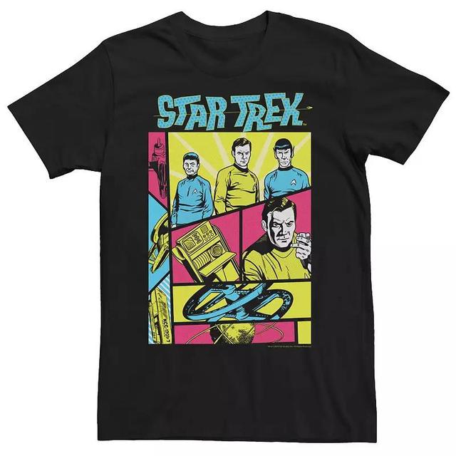 Mens Star Trek Original Series Retro Comic Tee Product Image