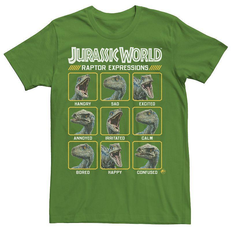 Mens Jurassic World Two Blue Raptor Expressions Tee Product Image