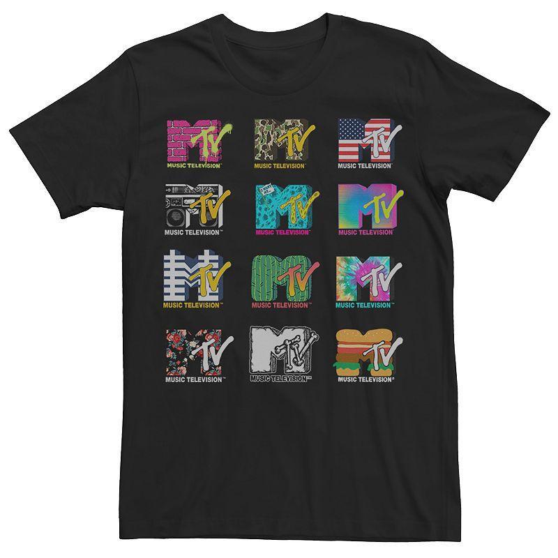 Mens MTV Logo Collage Tee Product Image