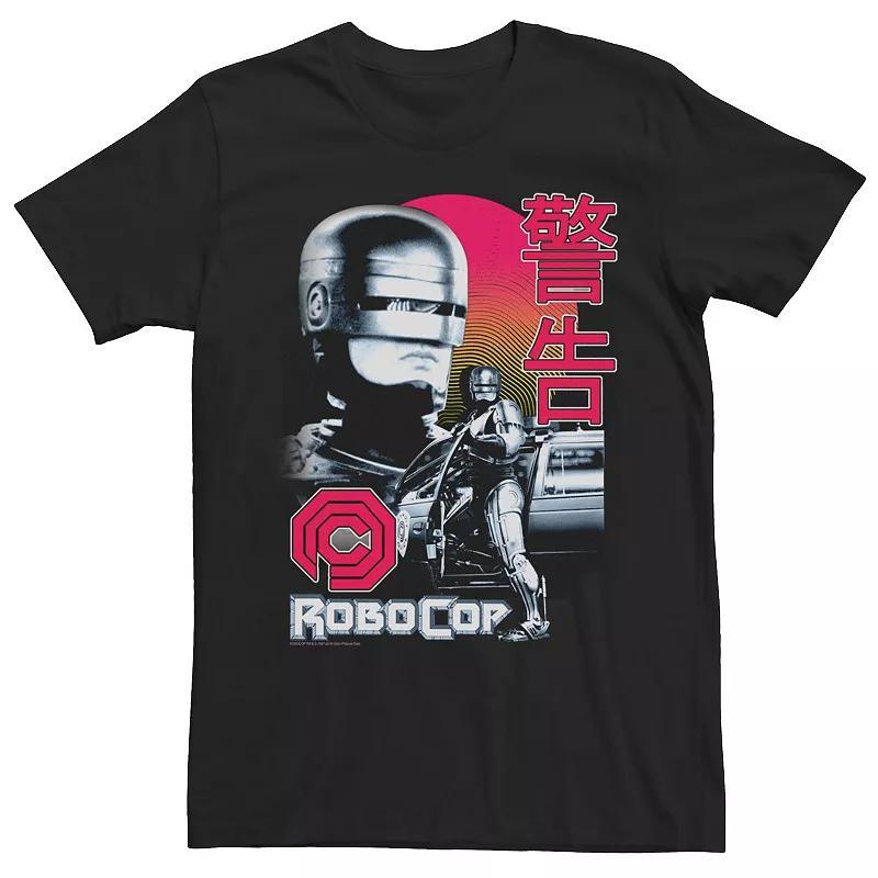 Mens RoboCop Kanji Retro Poster Tee Product Image