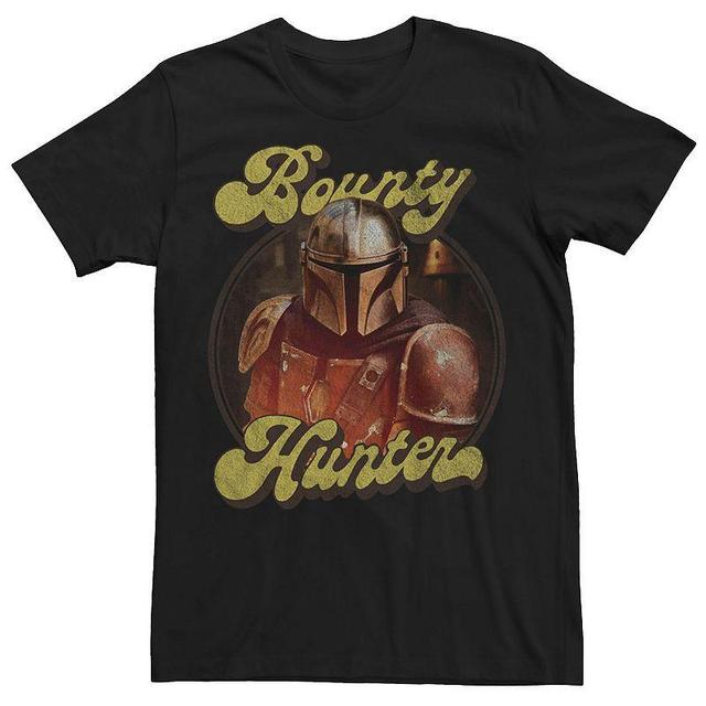 Mens Star Wars The Mandalorian Retro Bounty Hunter Tee Product Image