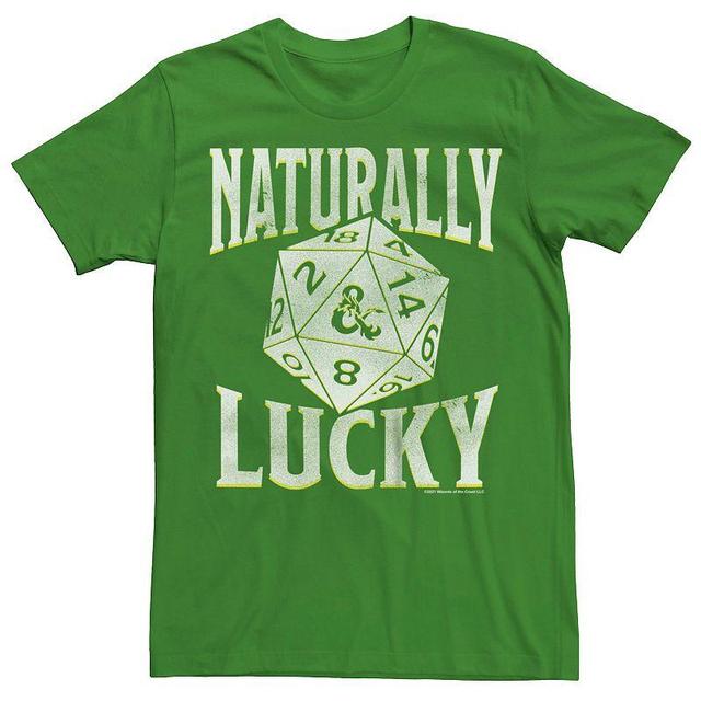 Mens Dungeons & Dragons Naturally Lucky Tee Product Image