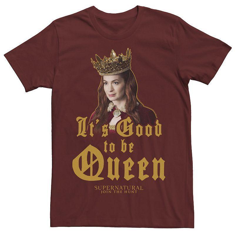 Mens Supernatural Tv Queen Charlie Tee Red Product Image