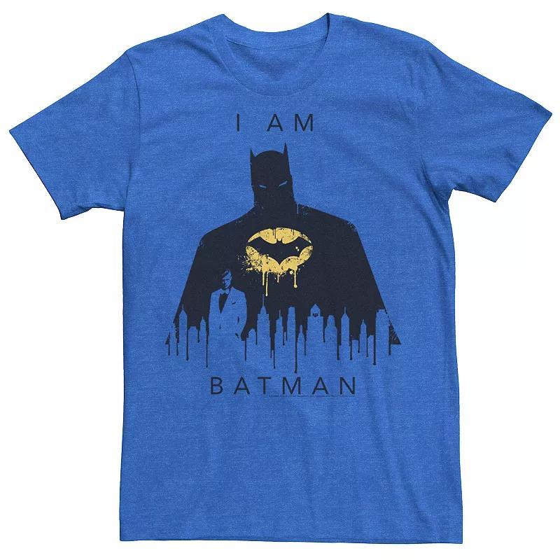 Mens DC Comics I Am Batman Skyline Poster Tee Product Image