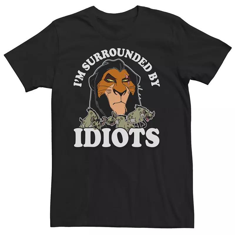 Mens Disneys The Lion King Scar Surrounded By Idiots Tee Product Image