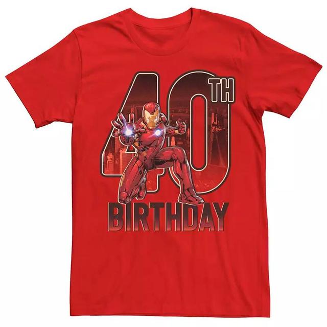 Mens Marvel Iron Man 40th Birthday Tee Product Image