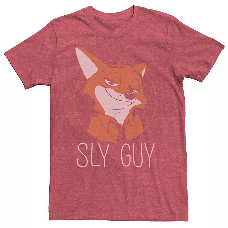 Mens Disney Zootopia Nick Wilde Sly Guy Fox Tee Product Image