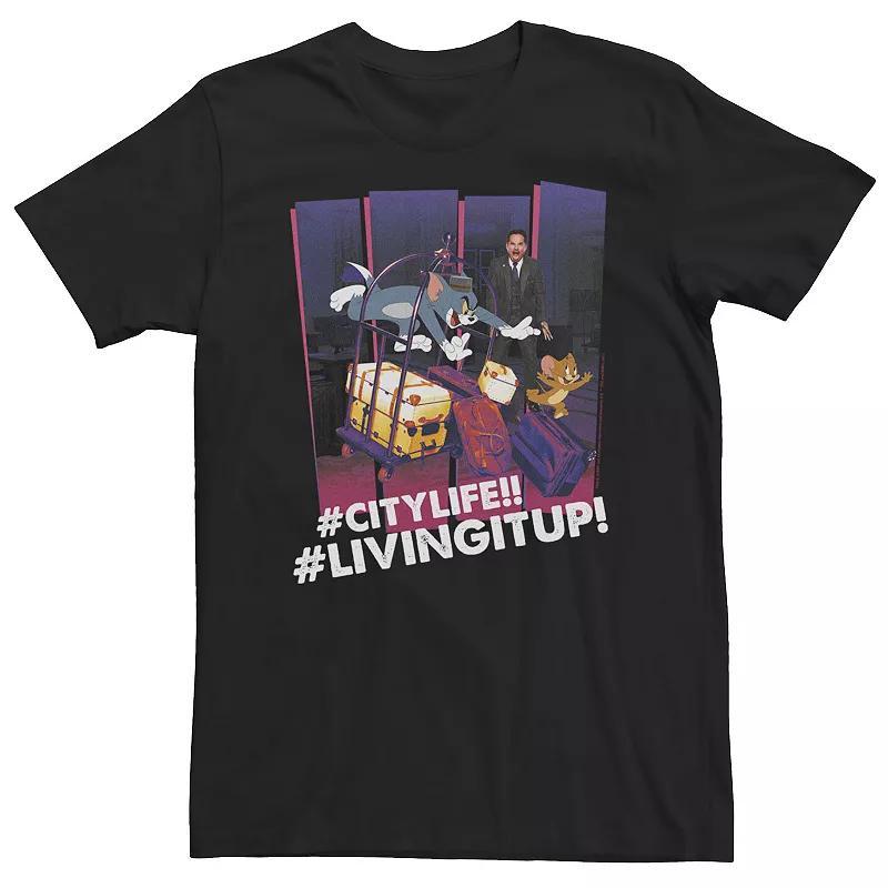 Big & Tall Tom & Jerry City Life Living It Up Tee, Mens Product Image