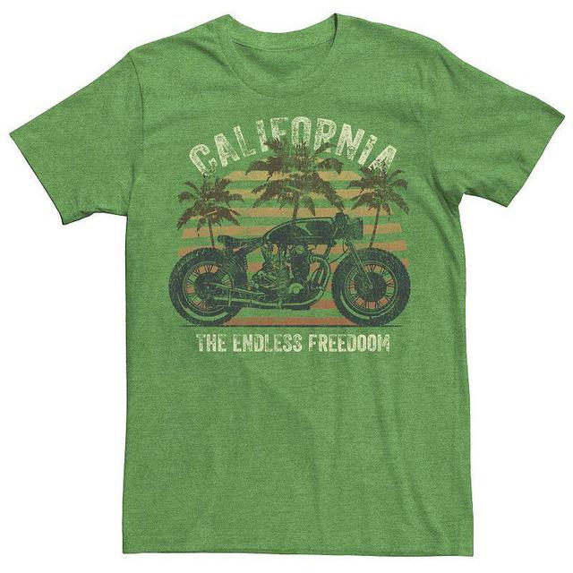 Mens California The Endless Freedom Sunset Tee Kelly Grey Product Image