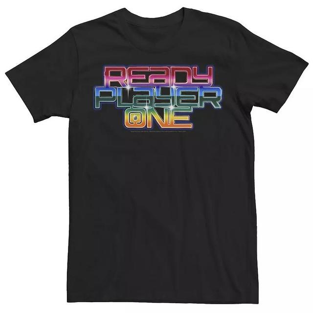 Mens Ready Player One Colorful Chest Logo Tee Product Image