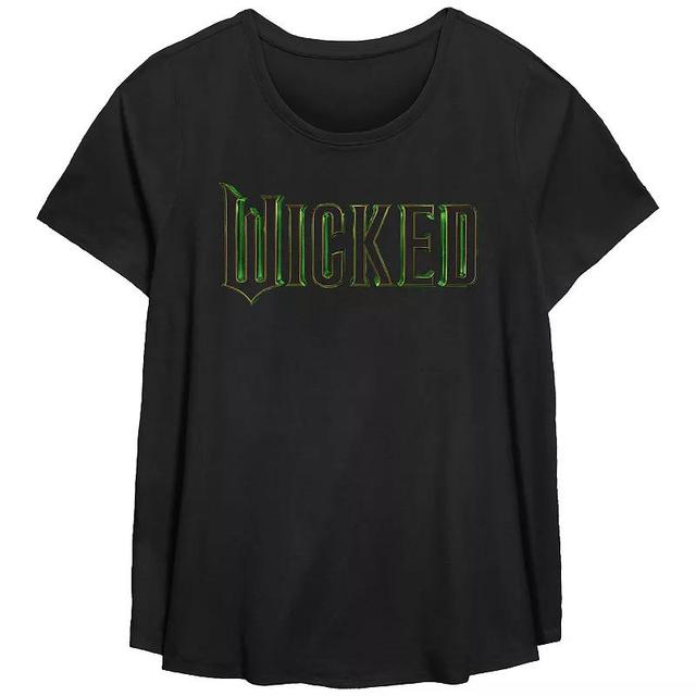 Plus Size Wicked Title Flowy Graphic Tee, Womens Product Image