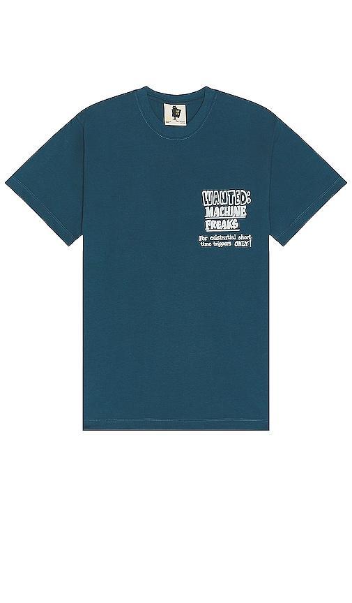 Real Bad Man Machine Freaks Tee in Blue. Product Image