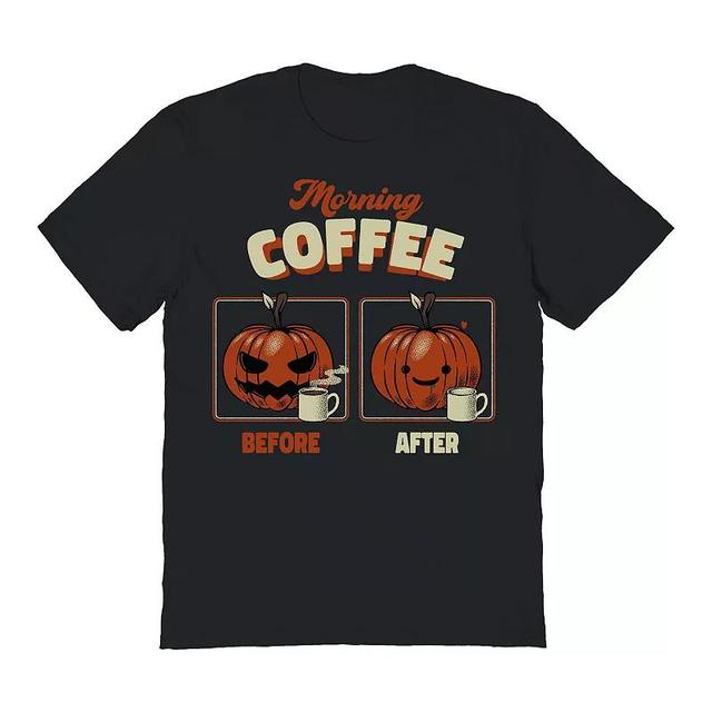 Mens COLAB89 by Threadless Morning Coffee Before And After Graphic Tee Product Image