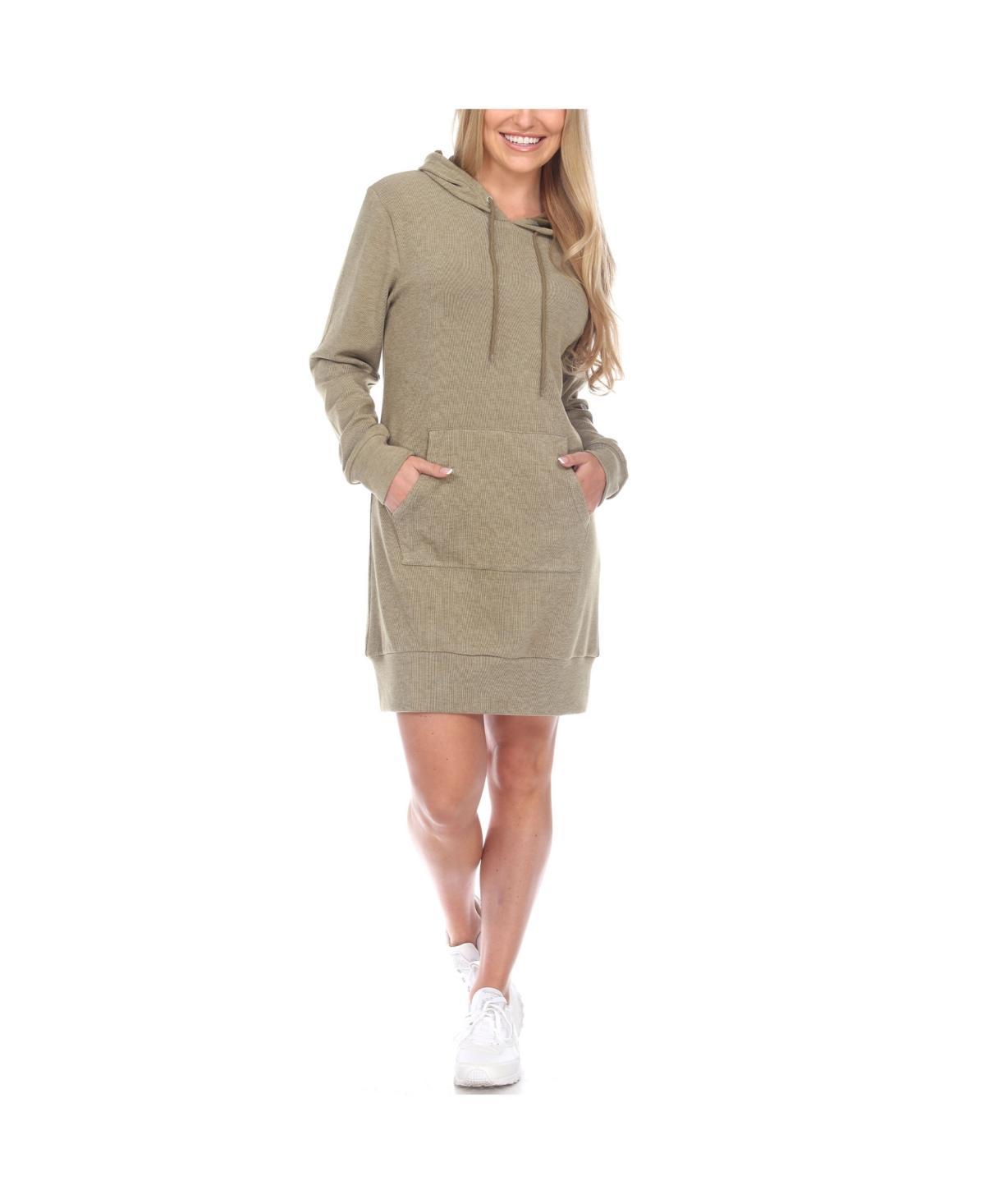 White Mark Womens Hoodie Sweatshirt Dress product image