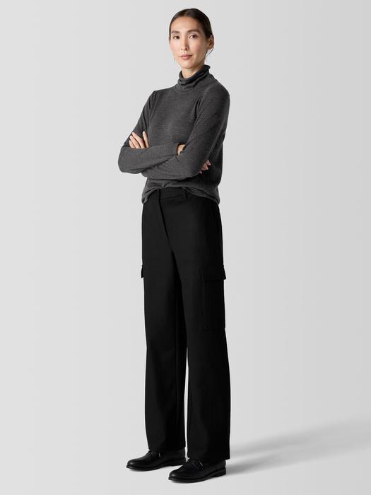 Felted Wool Jersey Cargo Pant in Regenerative Wool Product Image