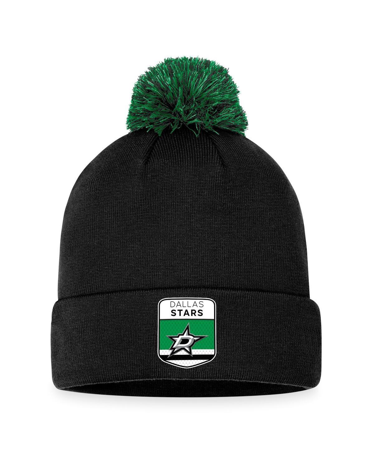 Mens Fanatics Branded  Navy Columbus Blue Jackets 2023 NHL Draft Cuffed Knit Hat with Pom Product Image