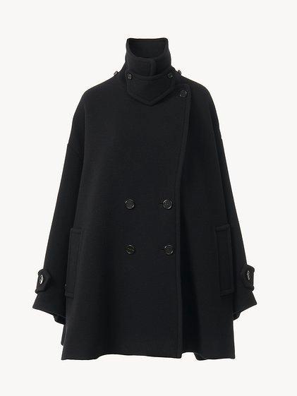 Oversized coat in wool product image