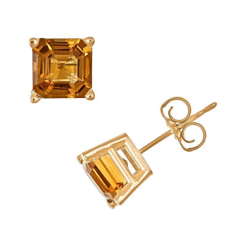 Amethyst (1-9/10 ct. t.w.) Stud Earrings in 14K Yellow Gold Product Image