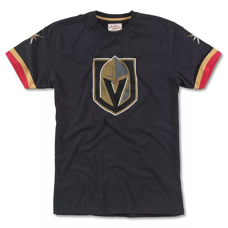 Mens American Needle Charcoal Vegas Golden Knights Remote Control T-Shirt Product Image