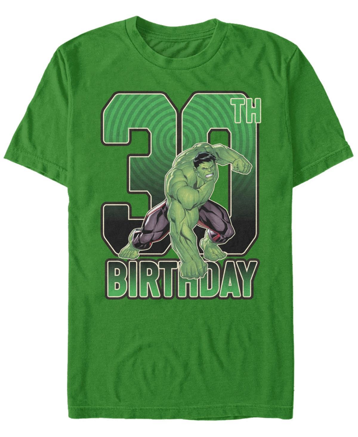 Fifth Sun Mens Marvel Hulk Smash 30th Birthday Short Sleeve T-Shirt Product Image