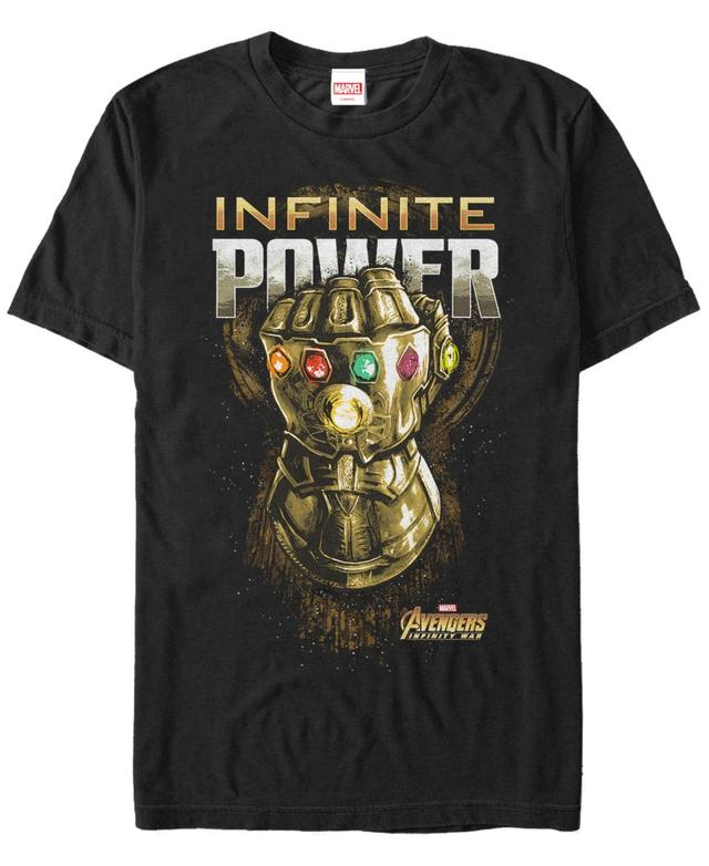 Mens Avengers Infinity War Infinite Power Gauntlet Tee Product Image