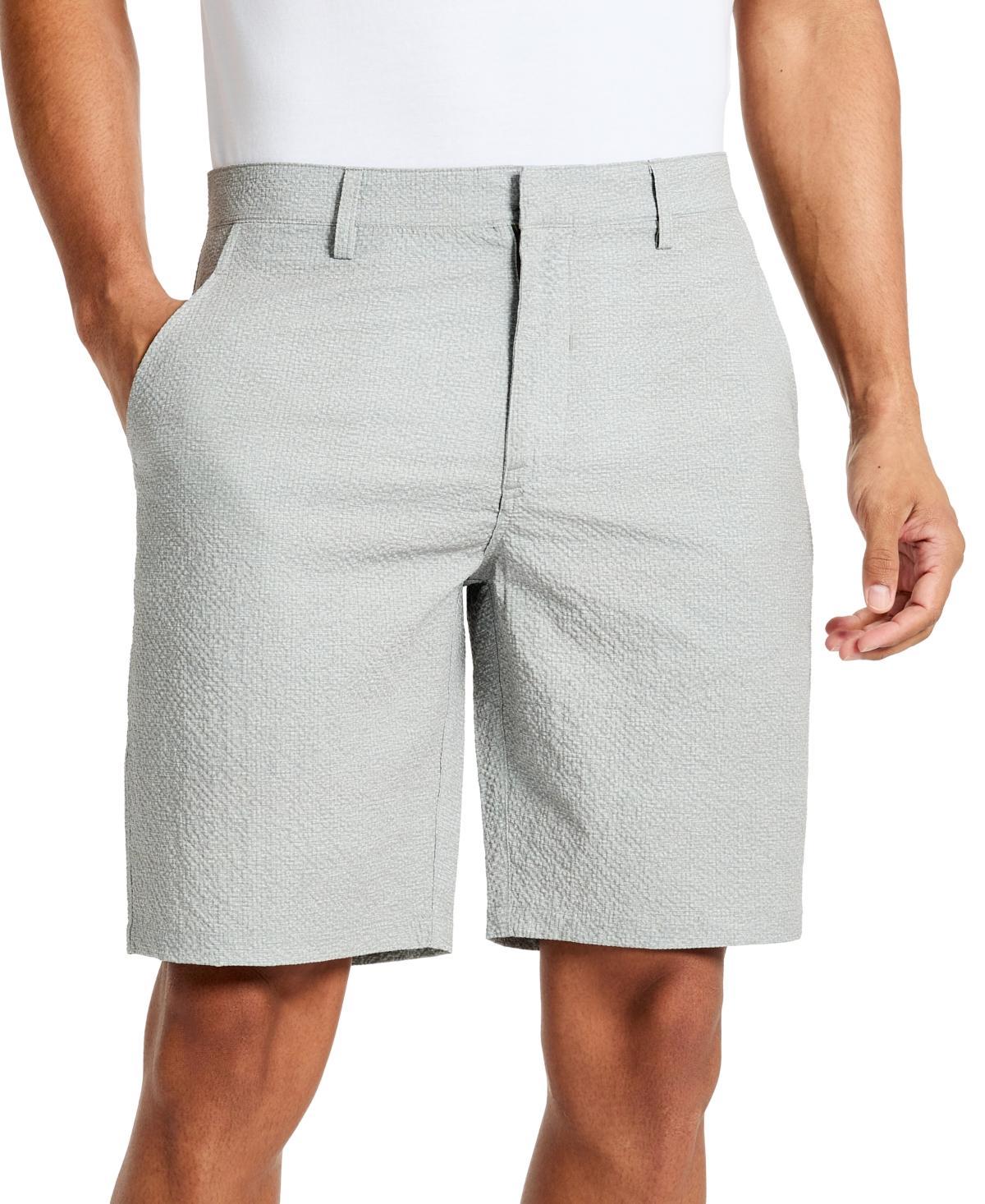 Kenneth Cole Mens Stretch Printed Seersucker Shorts Product Image