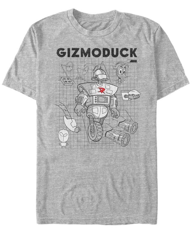 Fifth Sun Mens Gizomoduck Schematic Short Sleeve T-Shirt Product Image