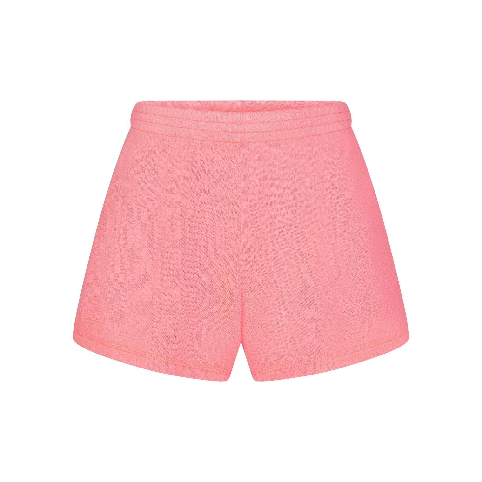 MODAL FRENCH TERRY LOOSE SHORT | CORAL Product Image