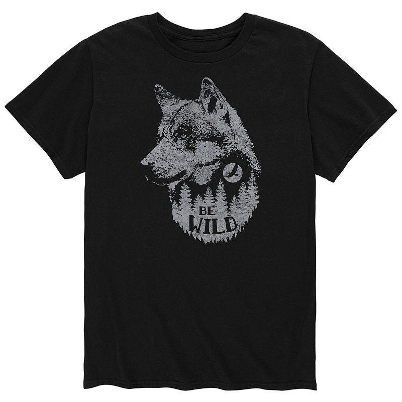 Mens Be Wild Wolf Tee Product Image