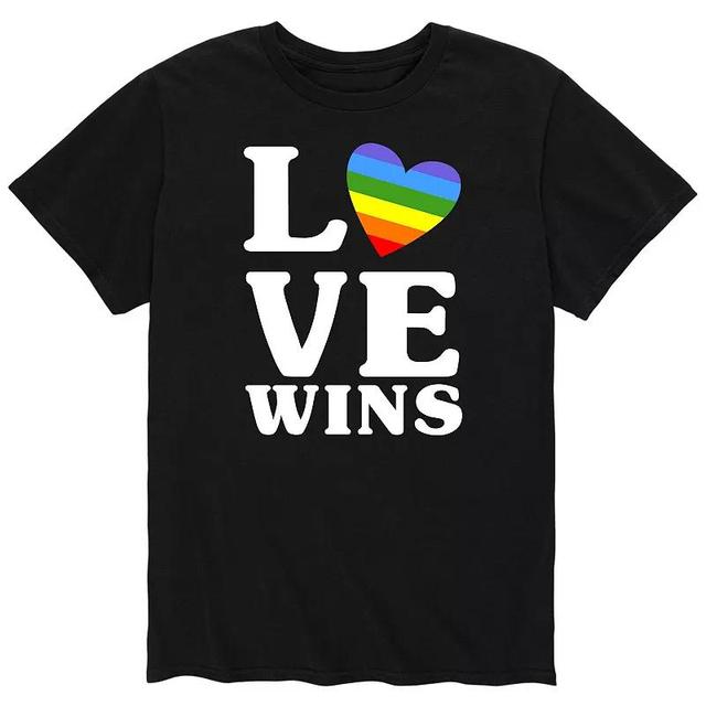 Mens Love Wins Tee Product Image