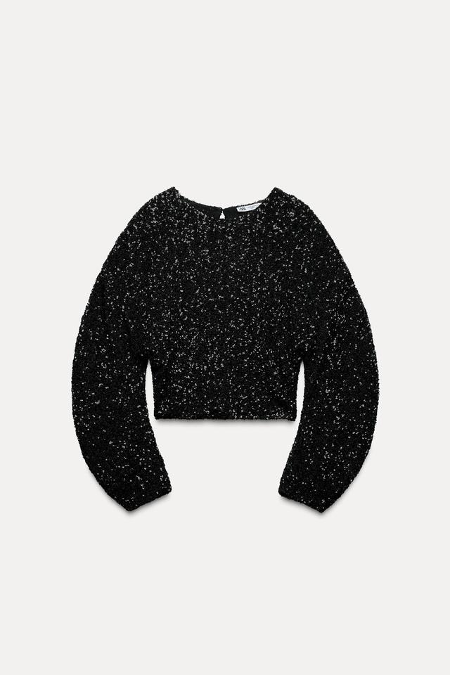 SEQUIN CROP TOP Product Image