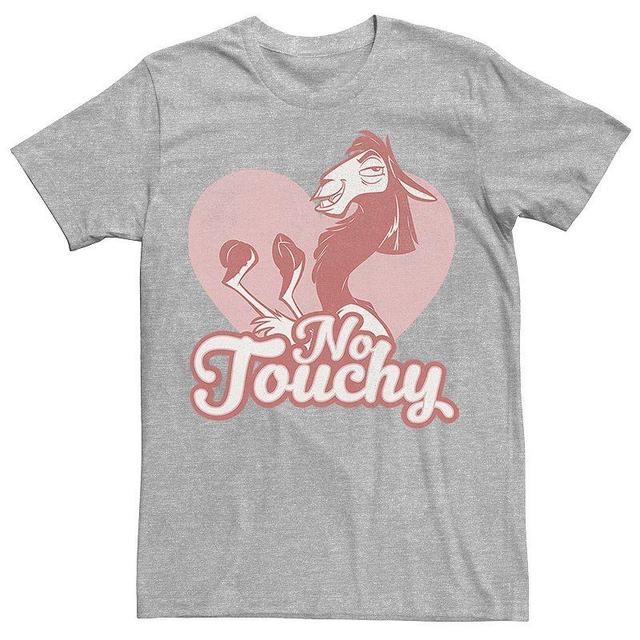 Disneys The Emperors New Groove Kuzco No Touchy Valentines Day Mens Tee Athletic Grey Product Image