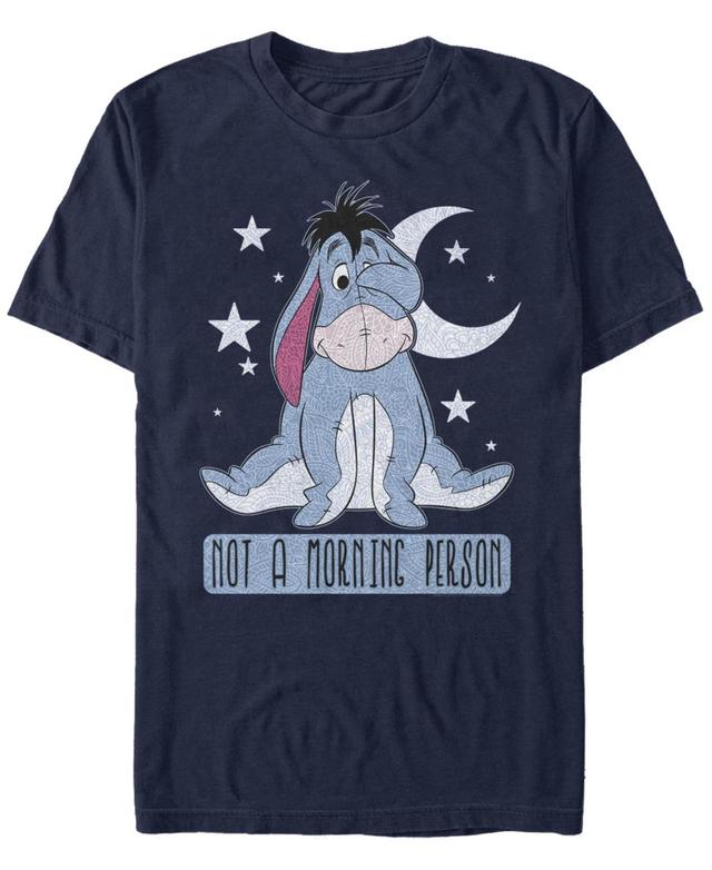 Big & Tall Disney Winnie The Pooh Eeyore Not A Morning Person Tee, Mens Blue Product Image