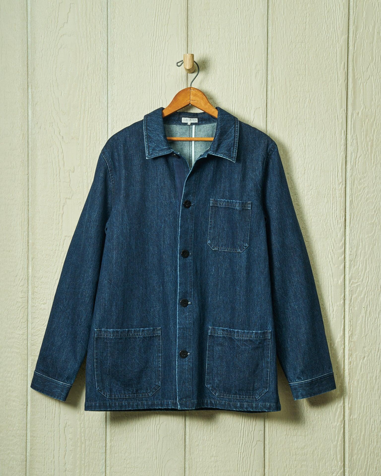 French Workman’s Jacket in Mid Wash Denim Product Image