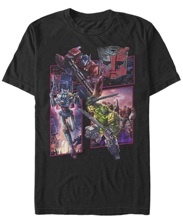 Fifth Sun Mens Autobot Boxup Short Sleeve Crew T-shirt Product Image