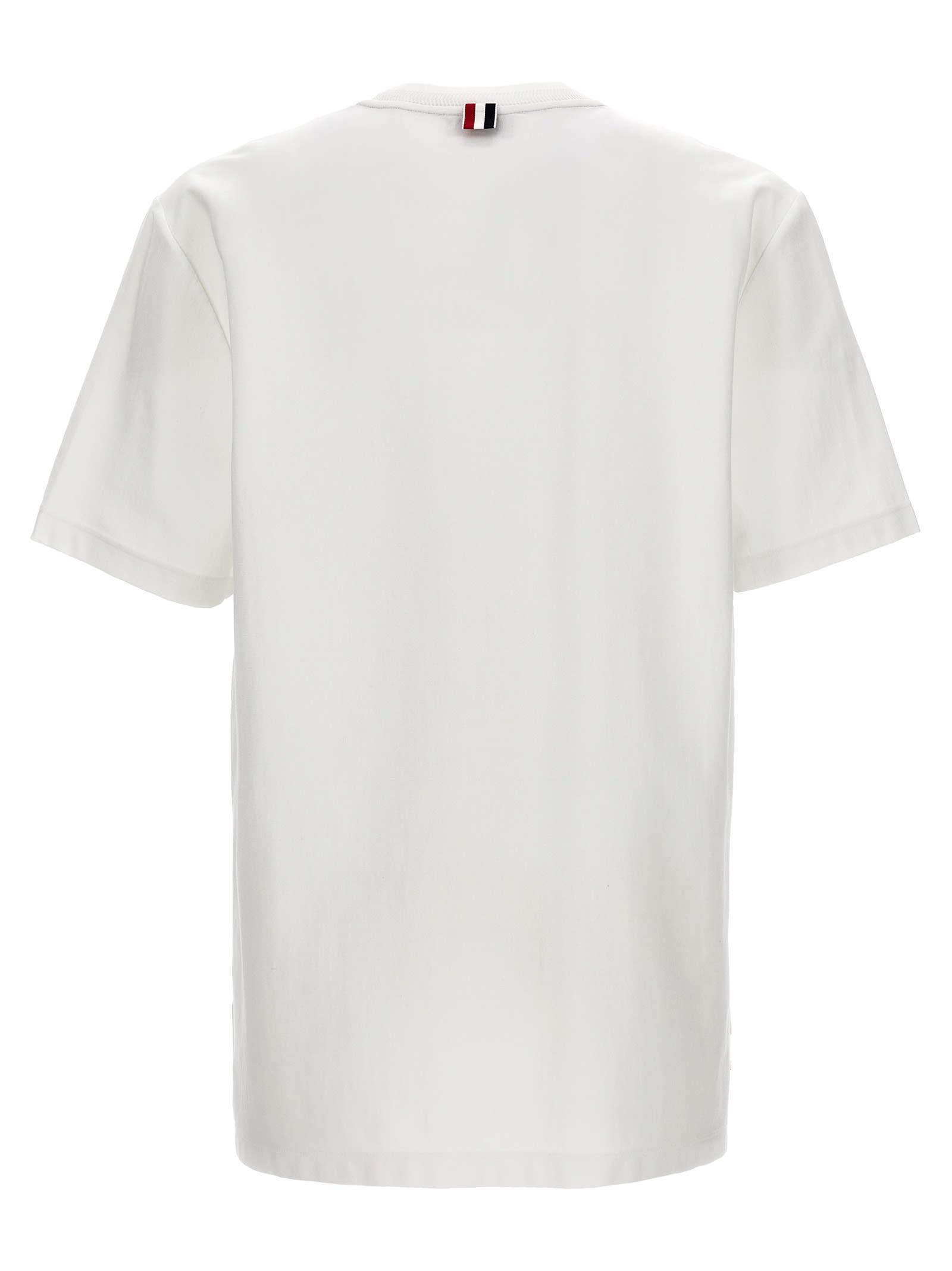 Rwb Stripe Cotton Jersey T-shirt In White Product Image