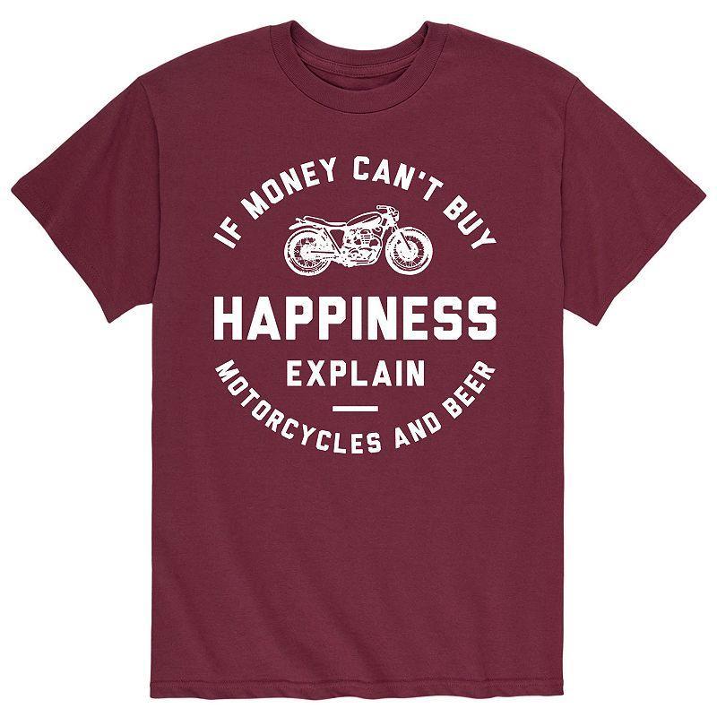 Mens Motorcycle And Beer Tee Product Image